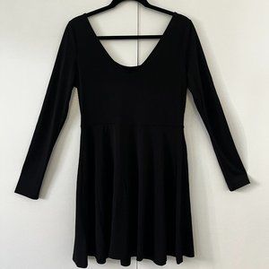 Long Sleeve Black H&M Short Dress